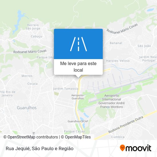 Rua Jequié mapa