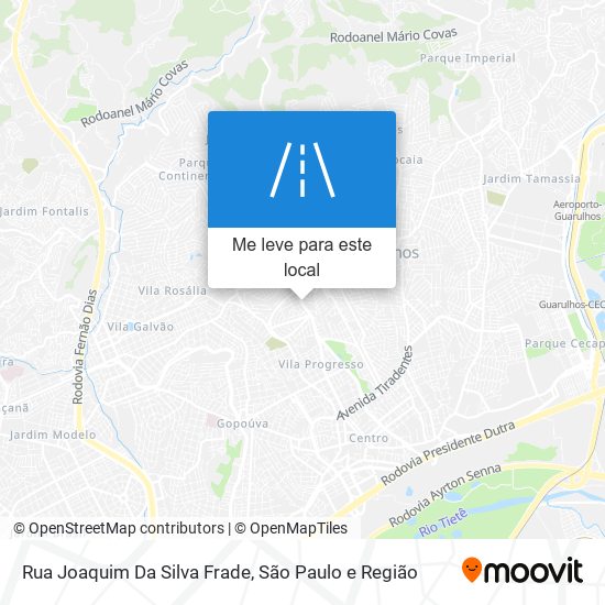 Rua Joaquim Da Silva Frade mapa