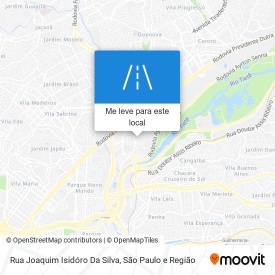 Rua Joaquim Isidóro Da Silva mapa