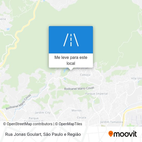 Rua Jonas Goulart mapa
