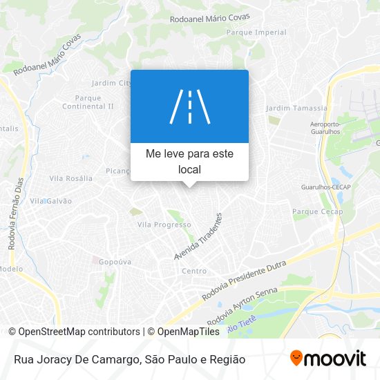 Rua Joracy De Camargo mapa