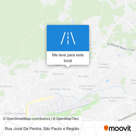 Rua José Da Penha mapa