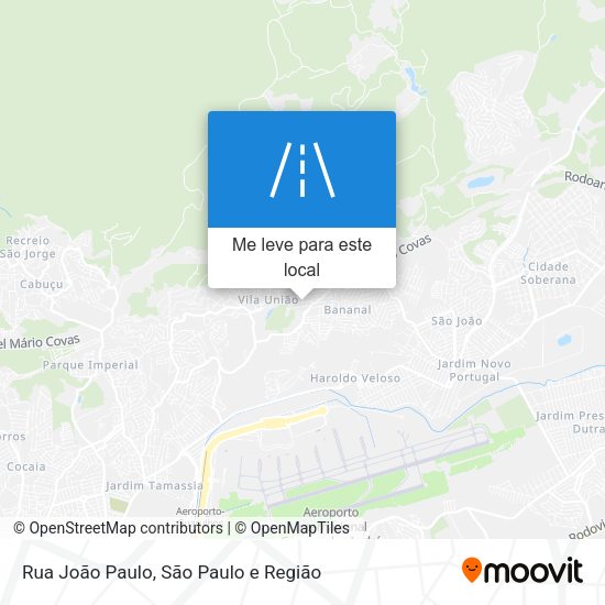 Rua João Paulo mapa