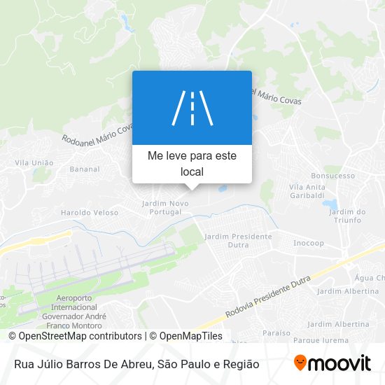 Rua Júlio Barros De Abreu mapa
