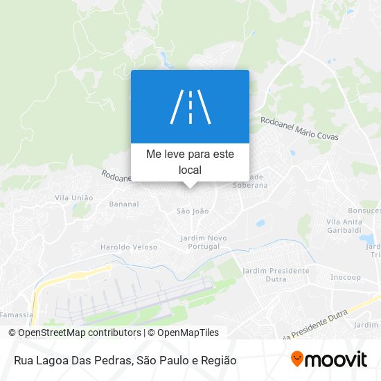 Rua Lagoa Das Pedras mapa