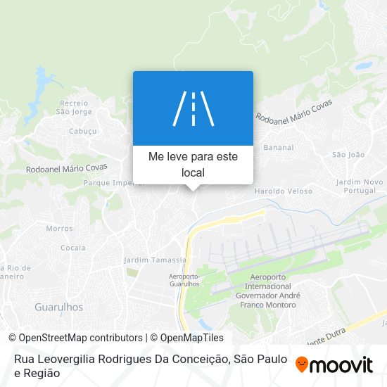 Rua Leovergilia Rodrigues Da Conceição mapa
