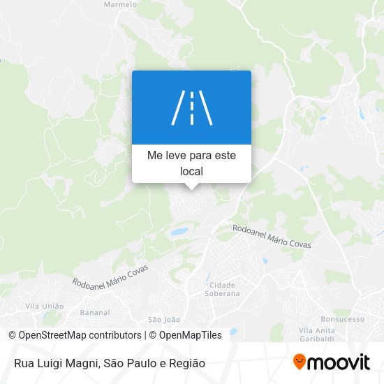 Rua Luigi Magni mapa