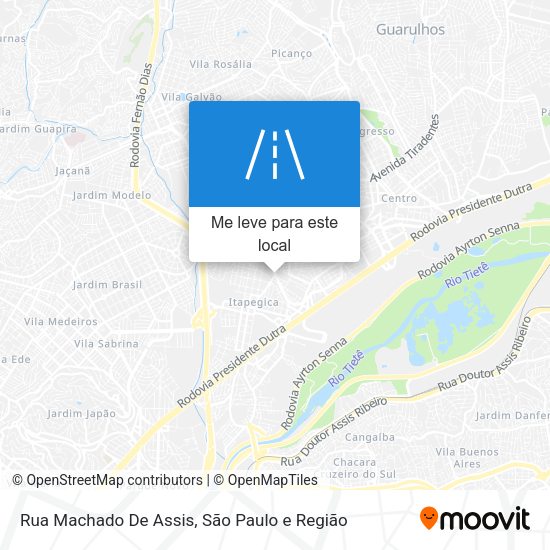 Rua Machado De Assis mapa