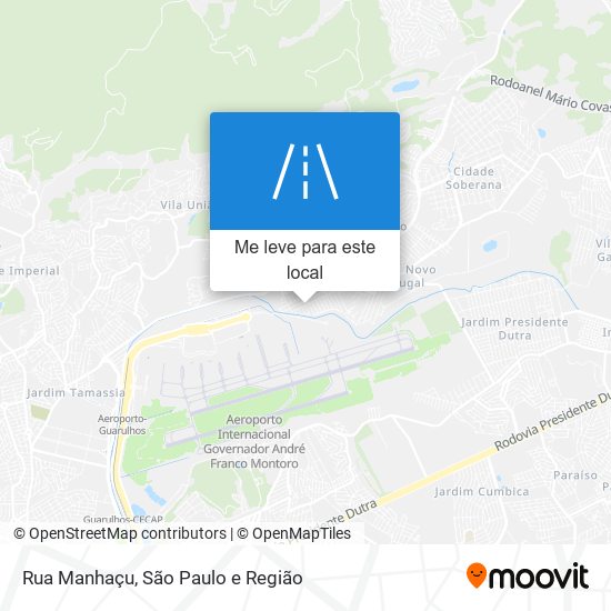 Rua Manhaçu mapa