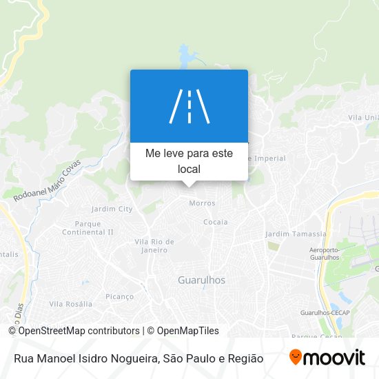 Rua Manoel Isidro Nogueira mapa