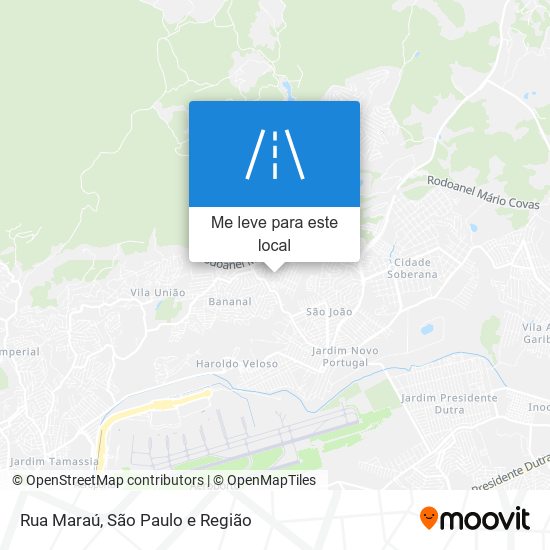 Rua Maraú mapa