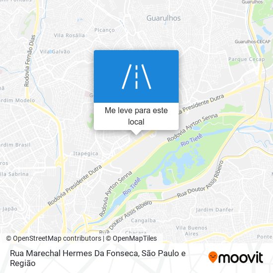 Rua Marechal Hermes Da Fonseca mapa