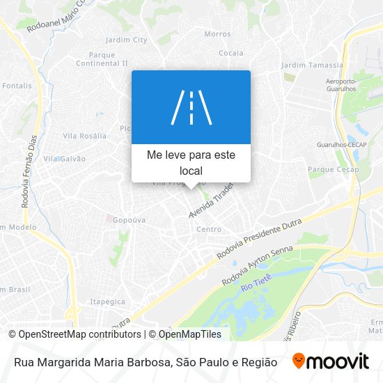 Rua Margarida Maria Barbosa mapa