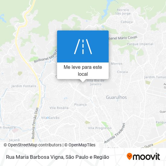 Rua Maria Barbosa Vigna mapa