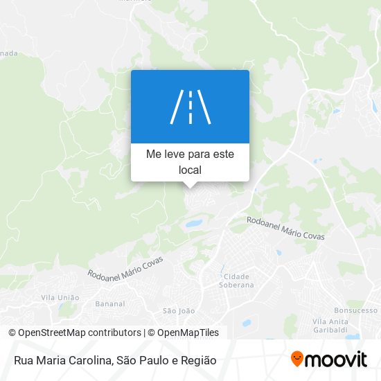 Rua Maria Carolina mapa