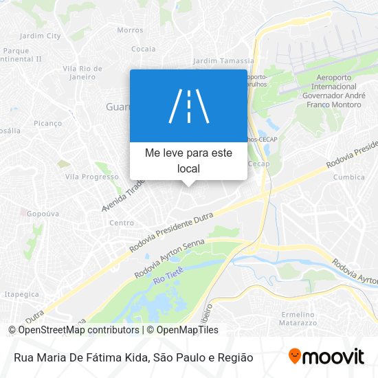 Rua Maria De Fátima Kida mapa