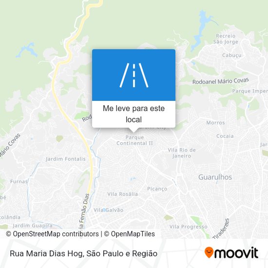 Rua Maria Dias Hog mapa