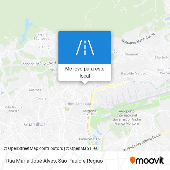 Rua Maria Josè Alves mapa