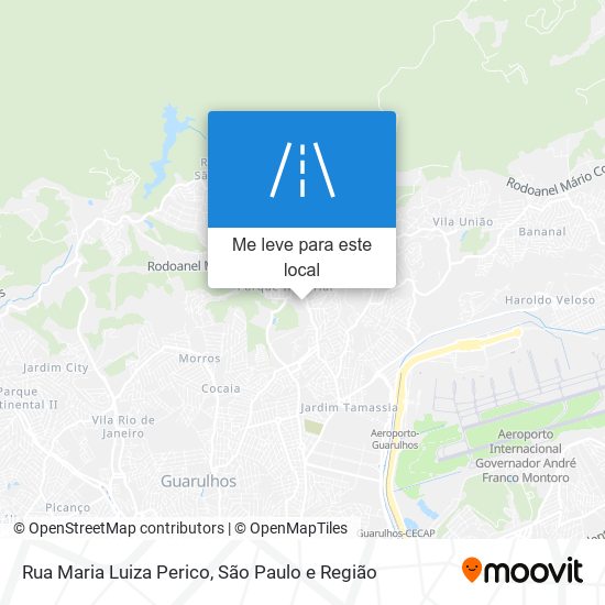 Rua Maria Luiza Perico mapa