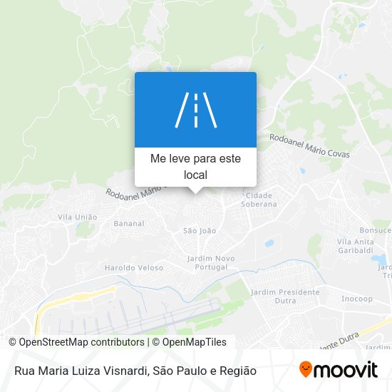 Rua Maria Luiza Visnardi mapa