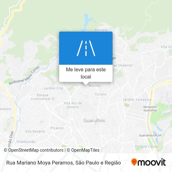 Rua Mariano Moya Peramos mapa