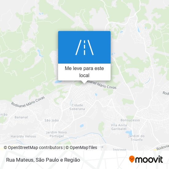 Rua Mateus mapa