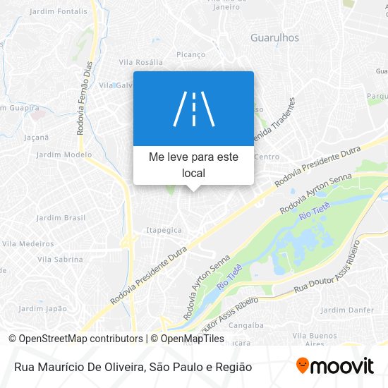 Rua Maurício De Oliveira mapa