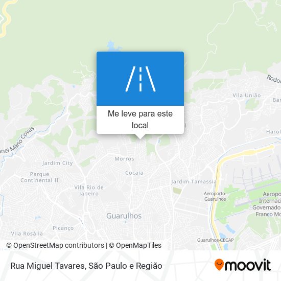 Rua Miguel Tavares mapa