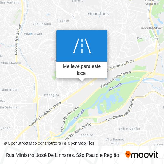 Rua Ministro José De Linhares mapa