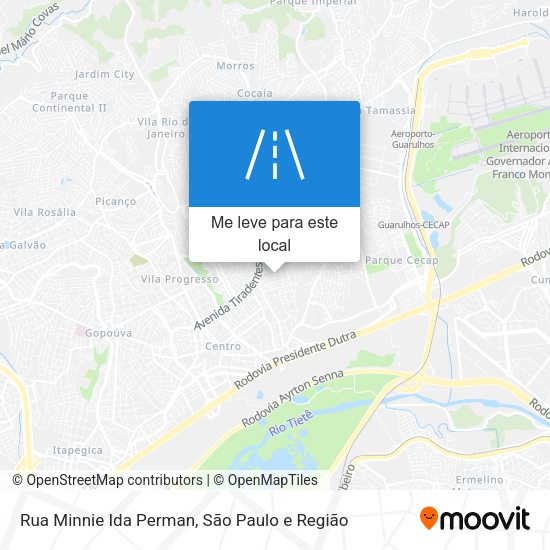 Rua Minnie Ida Perman mapa