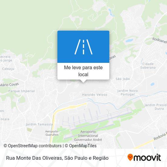 Rua Monte Das Oliveiras mapa