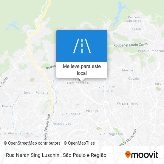 Rua Naran Sing Luschini mapa