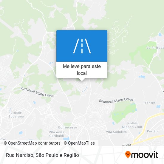 Rua Narciso mapa