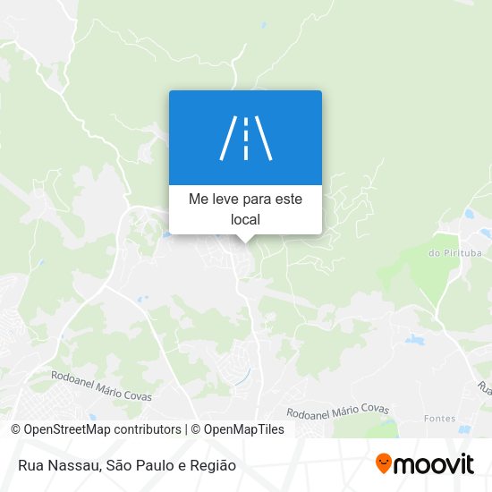 Rua Nassau mapa