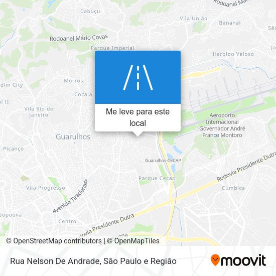 Rua Nelson De Andrade mapa