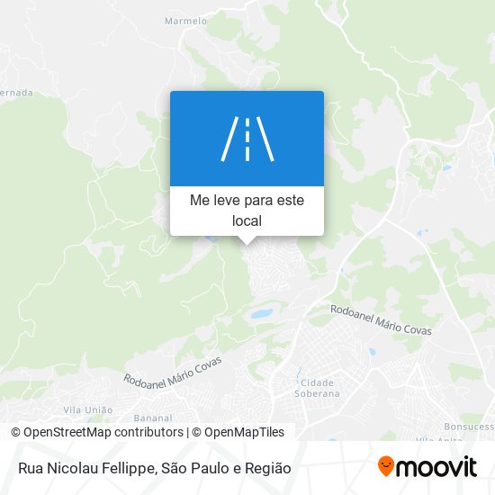 Rua Nicolau Fellippe mapa