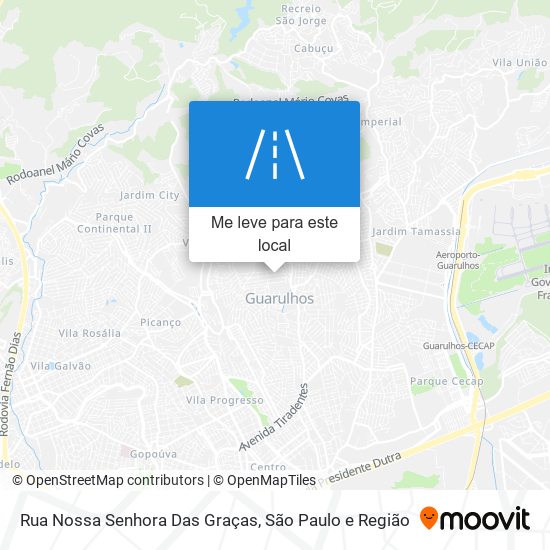 Rua Nossa Senhora Das Graças mapa