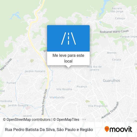 Rua Pedro Batista Da Silva mapa