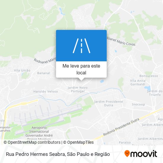 Rua Pedro Hermes Seabra mapa