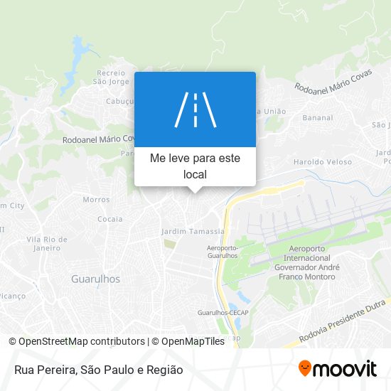 Rua Pereira mapa