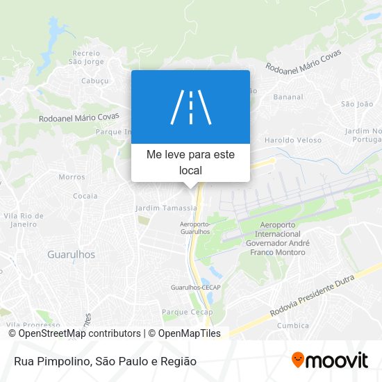 Rua Pimpolino mapa