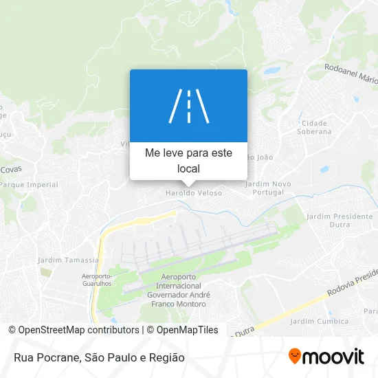 Rua Pocrane mapa
