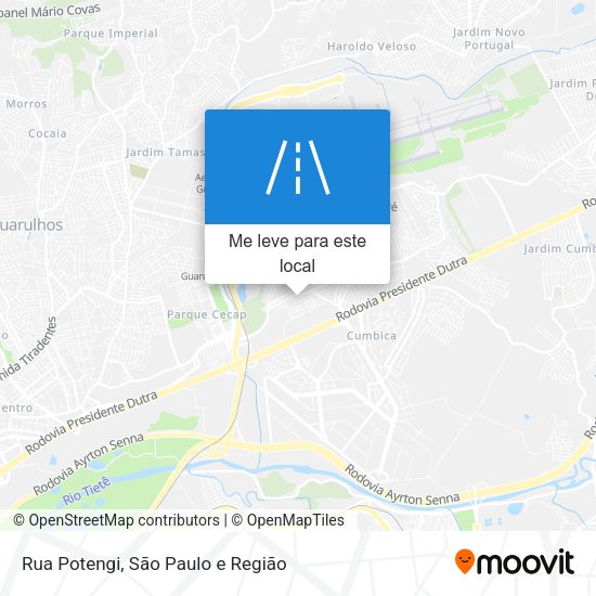 Rua Potengi mapa