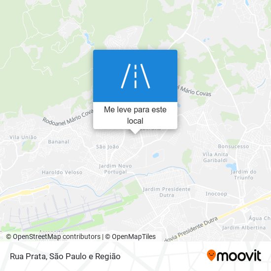 Rua Prata mapa