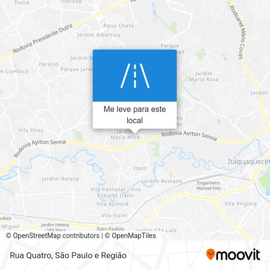Rua Quatro mapa