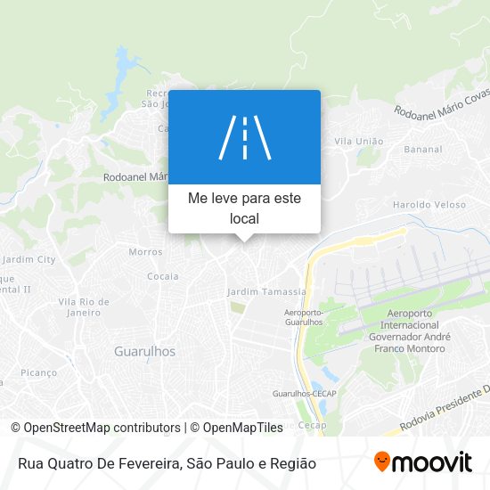Rua Quatro De Fevereira mapa