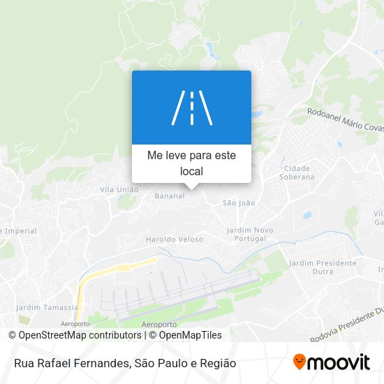 Rua Rafael Fernandes mapa