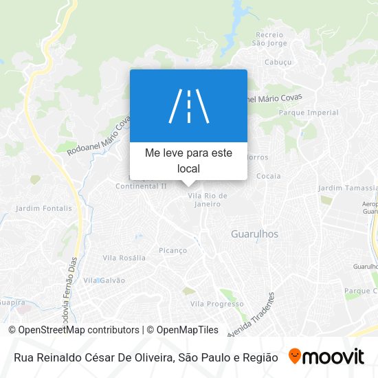 Rua Reinaldo César De Oliveira mapa