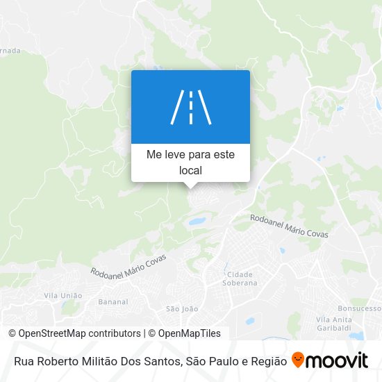 Rua Roberto Militão Dos Santos mapa