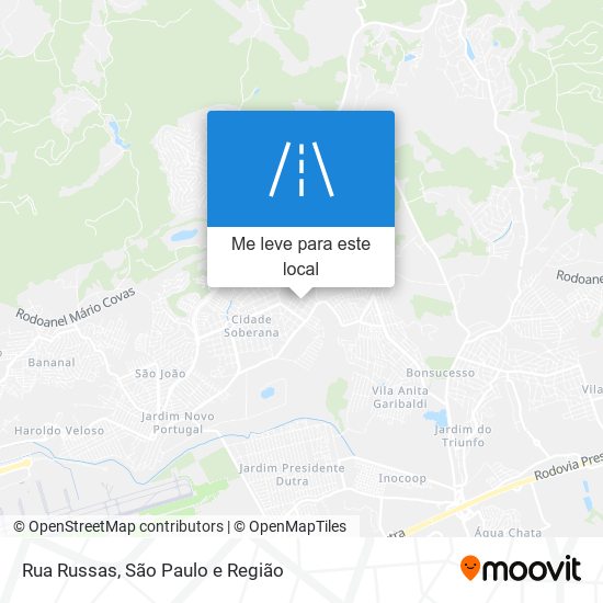 Rua Russas mapa